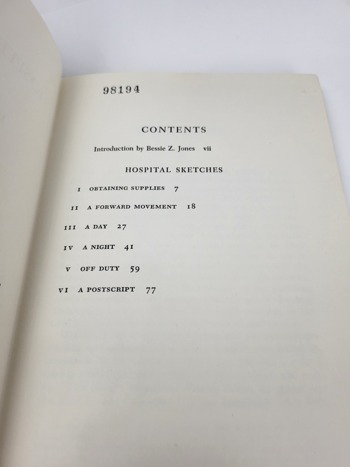 Louisa May Alcott 1960 Hospital Sketches Harvard University Press