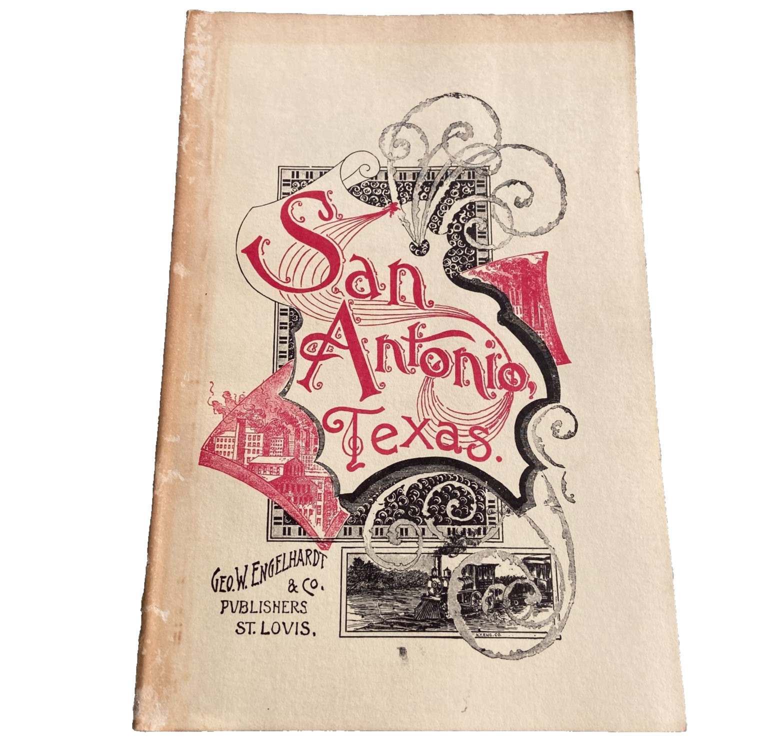 City of San Antonio Texas Andrew Morrison George Engelhardt Publisher Book 1977
