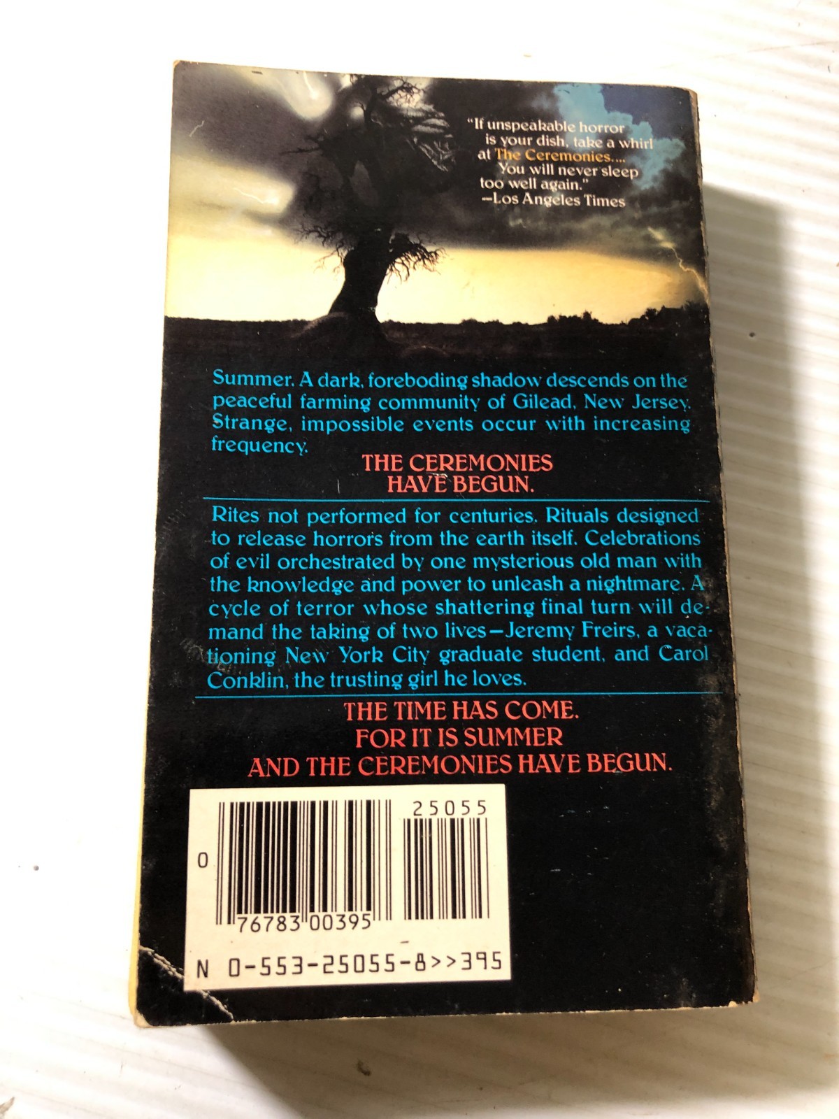 b T.E.D. Klein THE CEREMONIES 1985 First Bantam Edition
