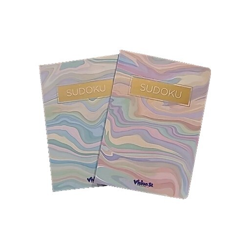 2 Sudoku Books Vision St, Paperback 224 Puzzles Each 8″ x 5″ x 0.5″,