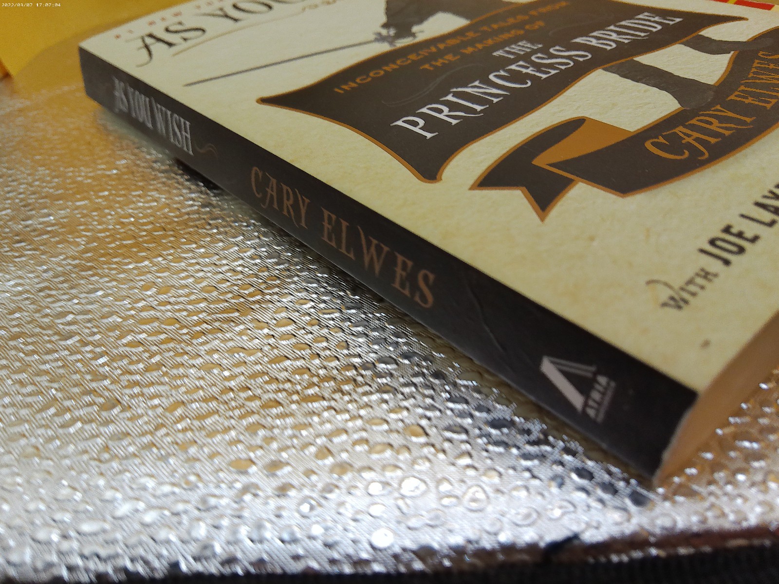As You Wish Princess Bride movie Cary Elwes signed book PB 2016 1st Atria ed