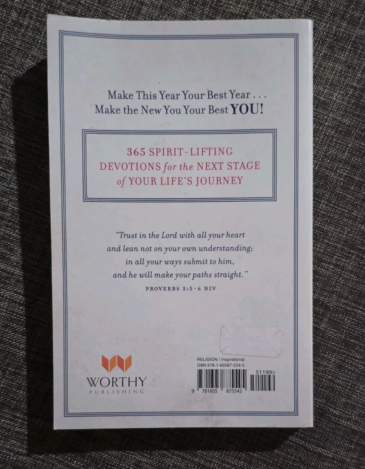 Worthy Publishing Your Best You Ever Devotional Book Freeman-Smith Trade PB 2014