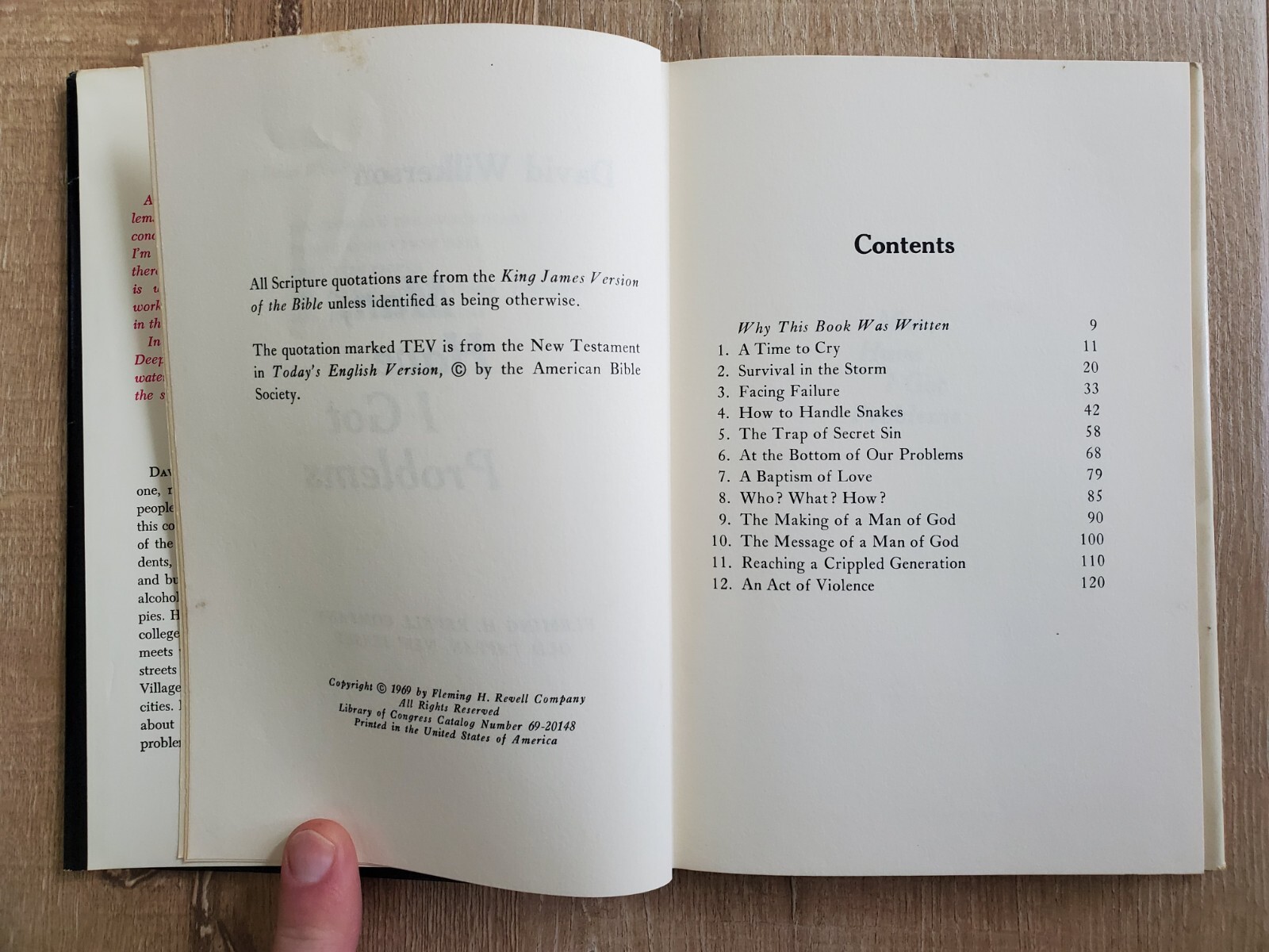 MAN HAVE I GOT PROBLEMS David Wilkerson 1969 HCDJ Revell Vintage Jesus People