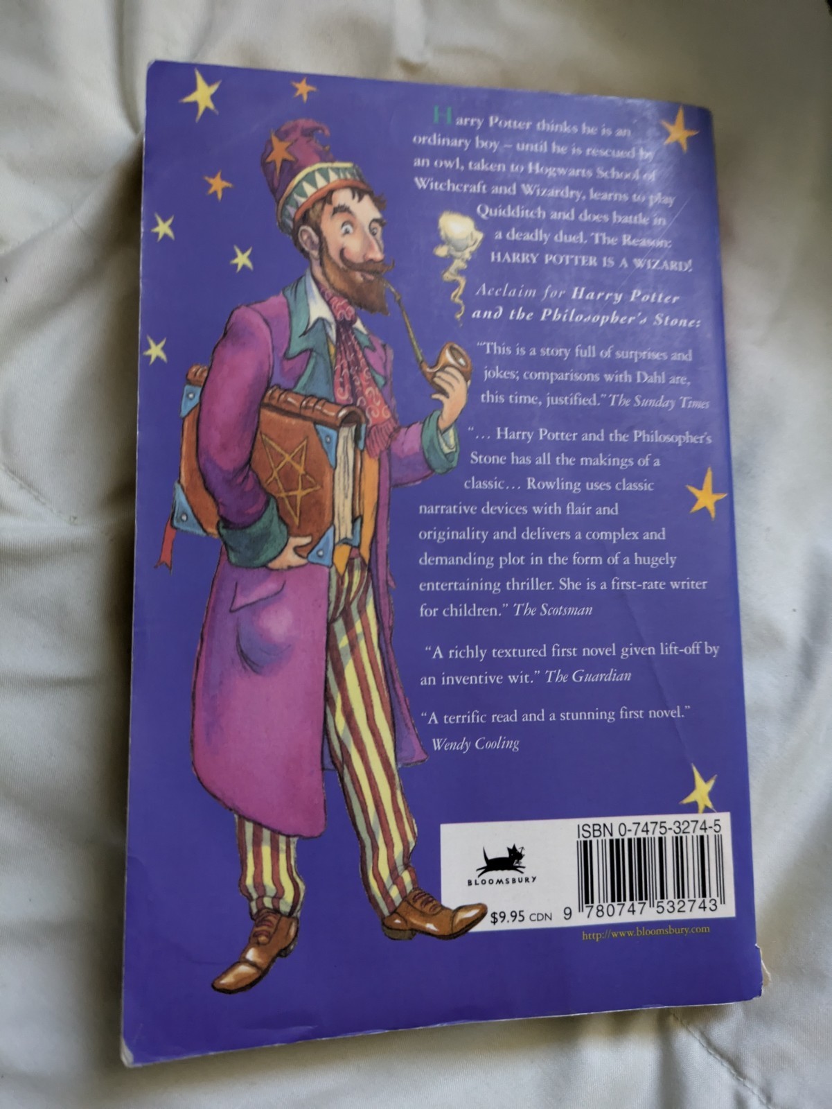 First Canadian Edition Harry Potter and the Philosopher’s Stone Errors Misprint