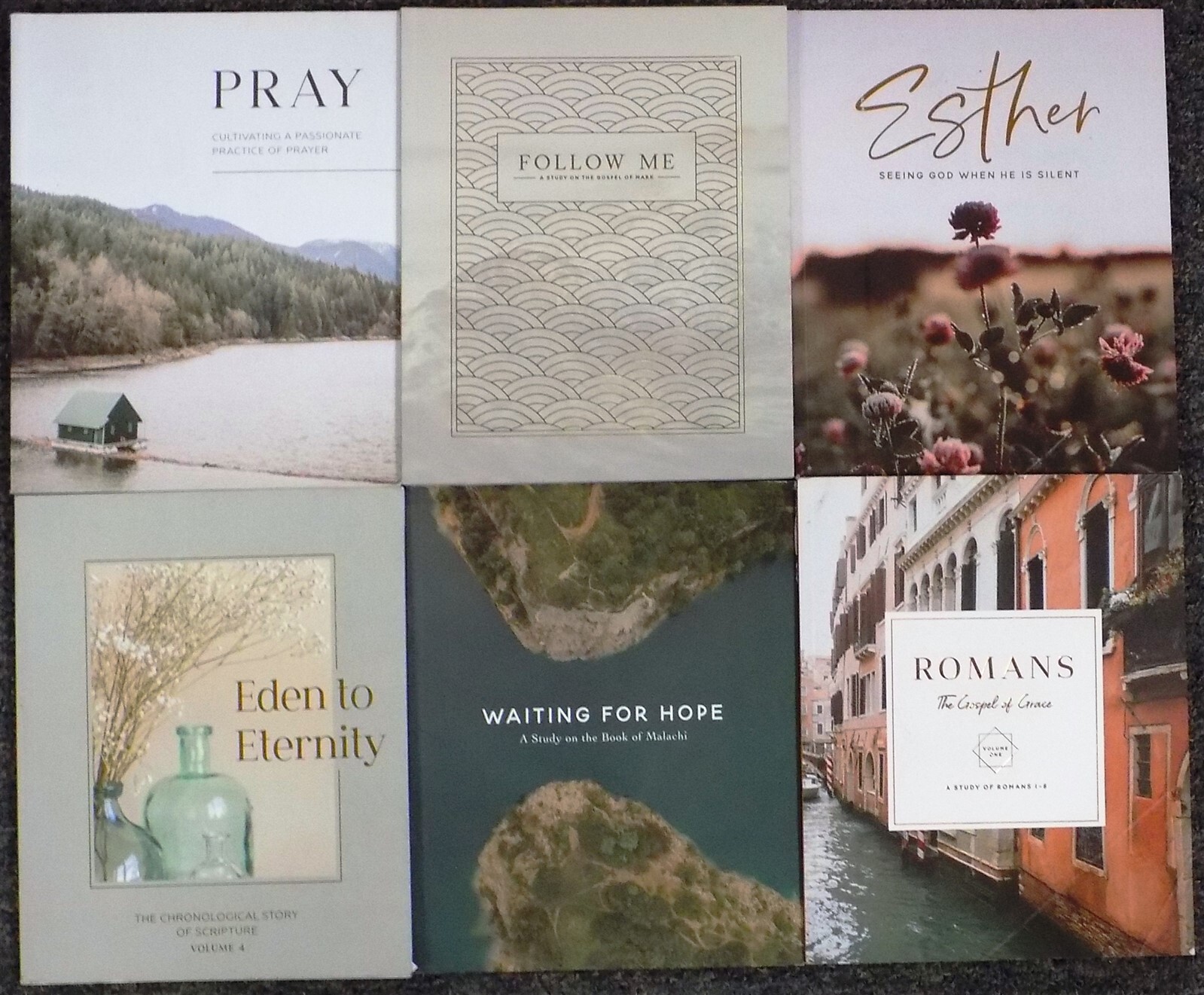 Lot of 6: The Daily Grace Co. Eden to Eternity, Follow Me, Pray, Esther, +More