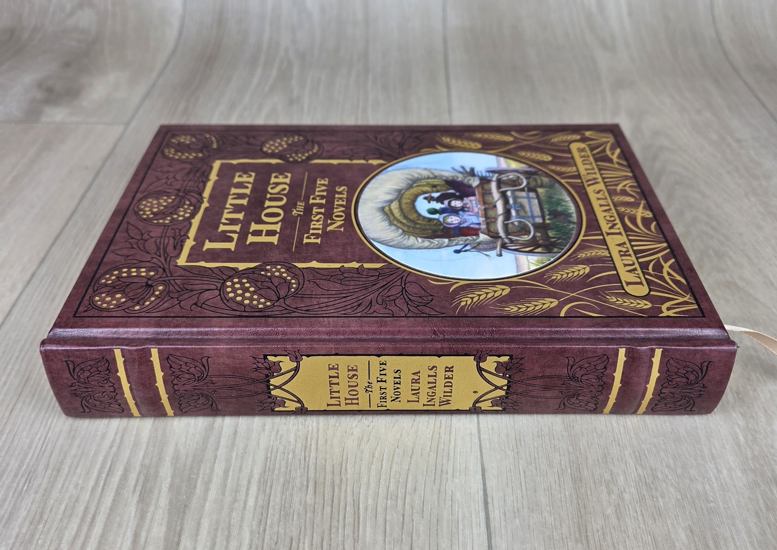 Little House: The First Five Novels by Laura Ingalls Wilder Leather Bound Gilt
