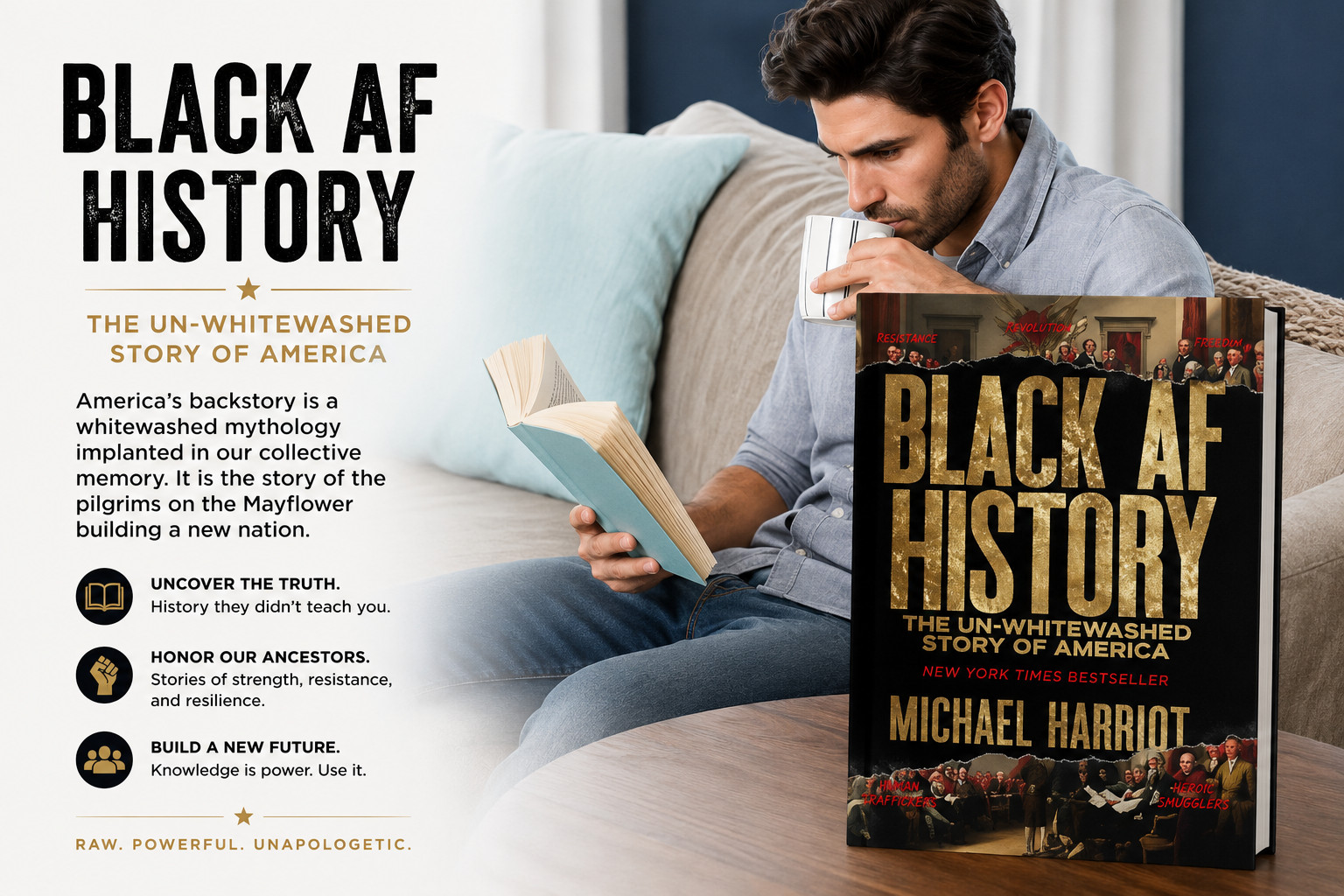 Black af History by michael harriot paperback English book