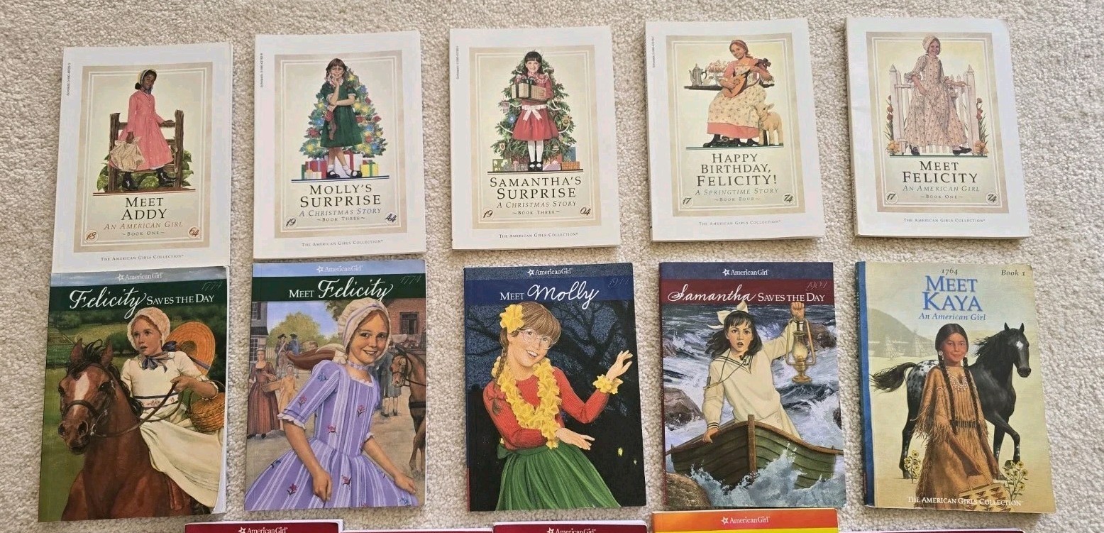 American Girl Paperback Books Various Characters Titles (Lot Of 21)