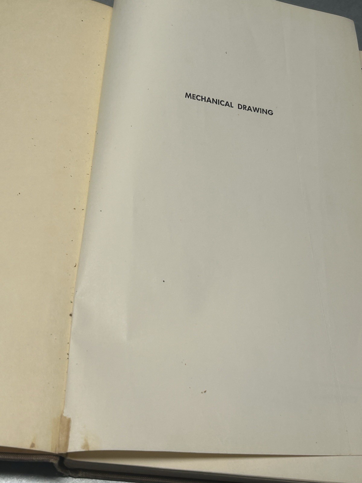 Mechanical Drawing Text Book by Edward Berg Sixth Printing 1950