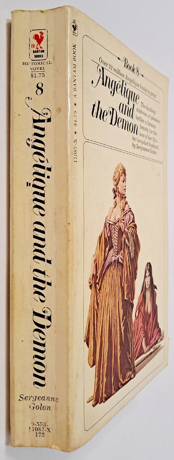 Angelique and the Demon (#8) by Sergeanne Golon ~ Bantam Ed PB 1977