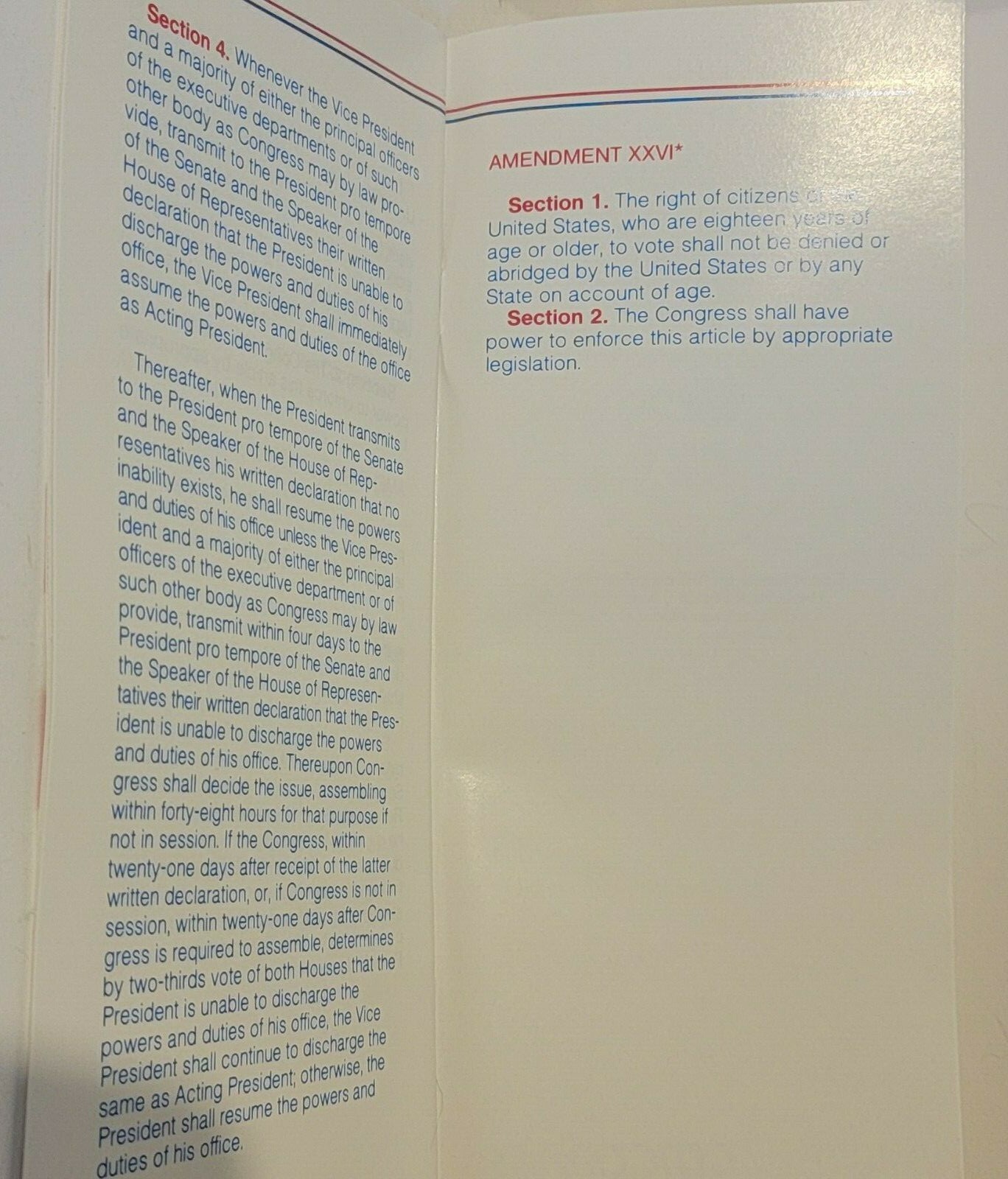 Pocket US Constitution Bicentennial 1986 Citicorp Citibank 1980s Lot