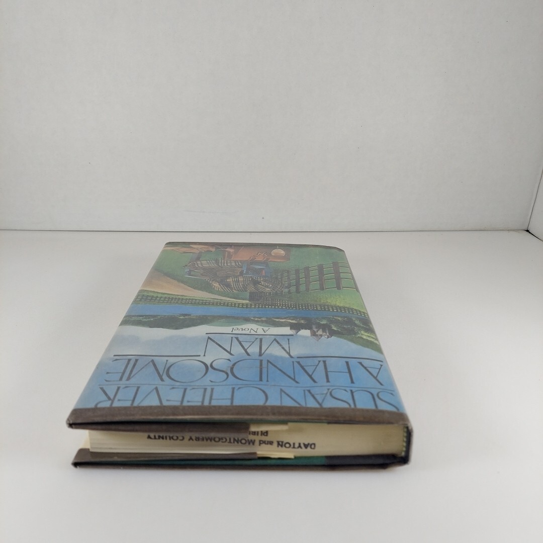 A Handsome Man Susan Cheever 1981 Simon And Schuster 1st Print HCDJ Ex-Library