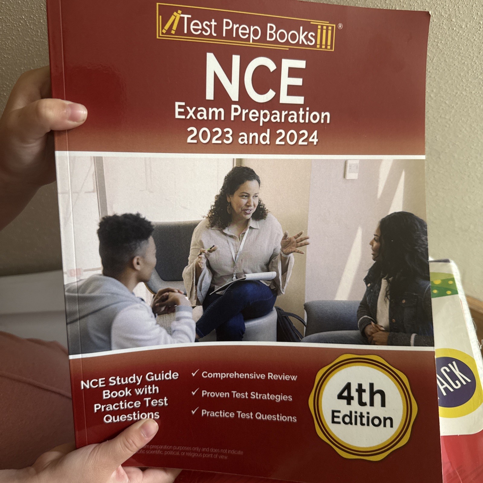 NCE Exam Preparation 2023 and 2024 NCE Study Guide Book with Pra