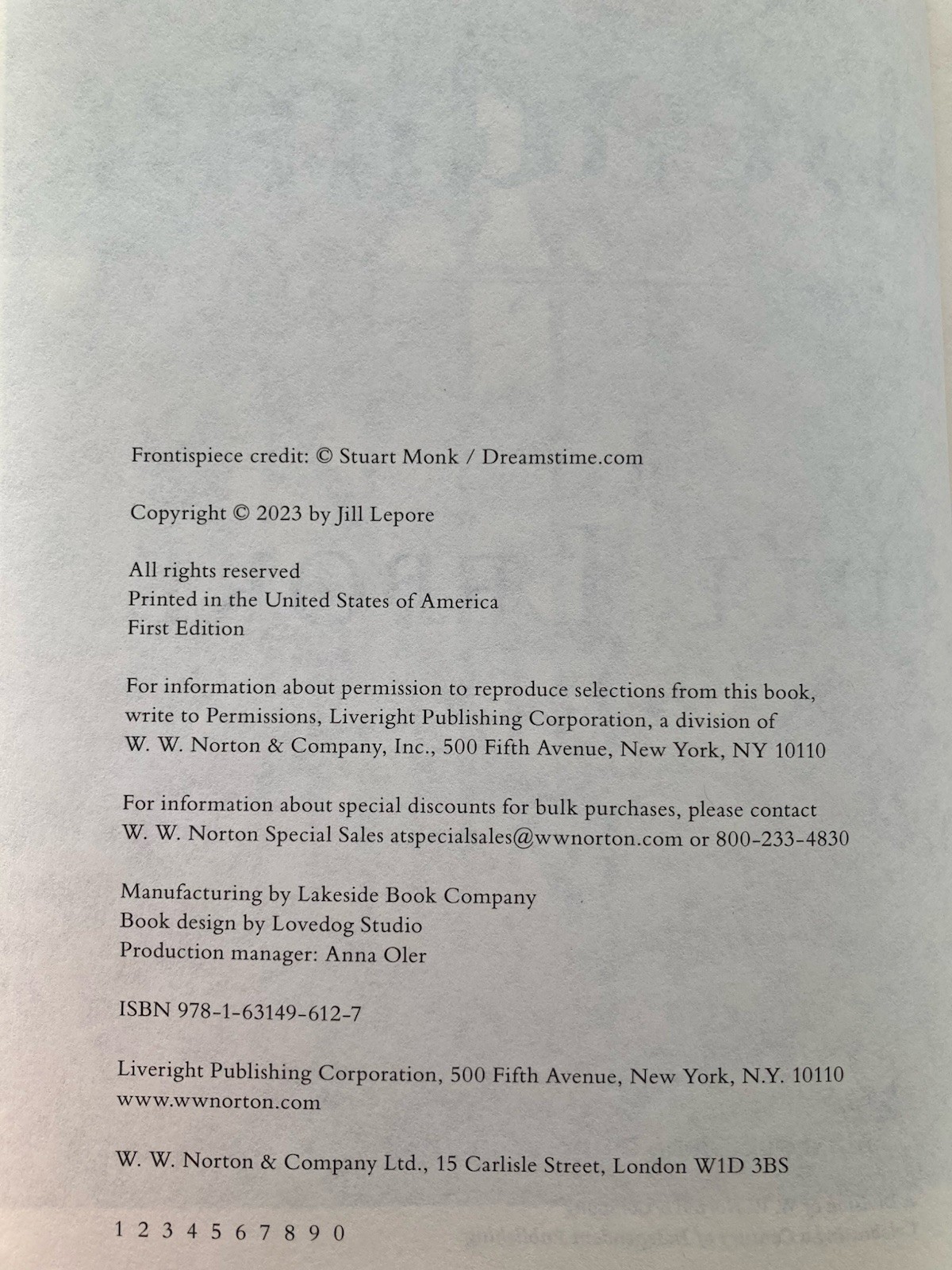 The Deadline: Essays Jill Lepore Hardcover 2023 First Edition First Printing
