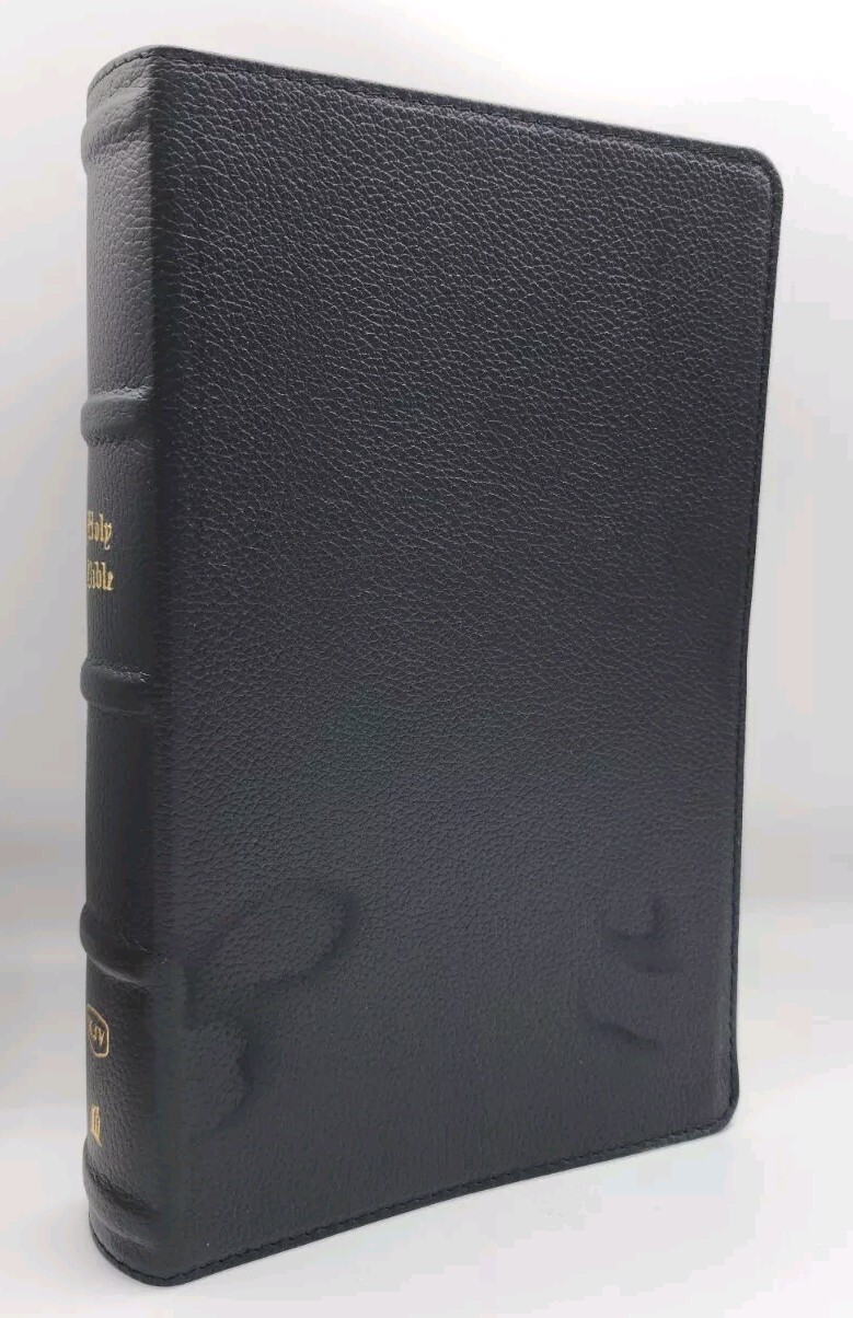 KJV Large Print Single Column Bible Indexed Leatherback By Thomas Nelson
