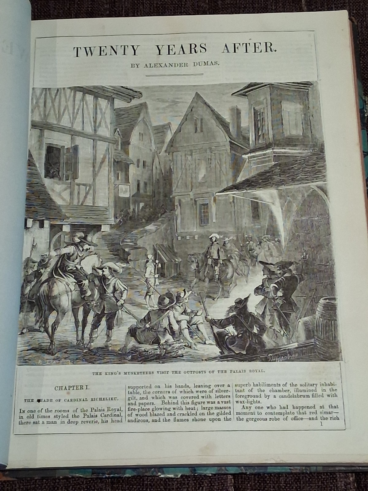Alexander Dumas Three musketeers Twenty years later 1890th illustrated