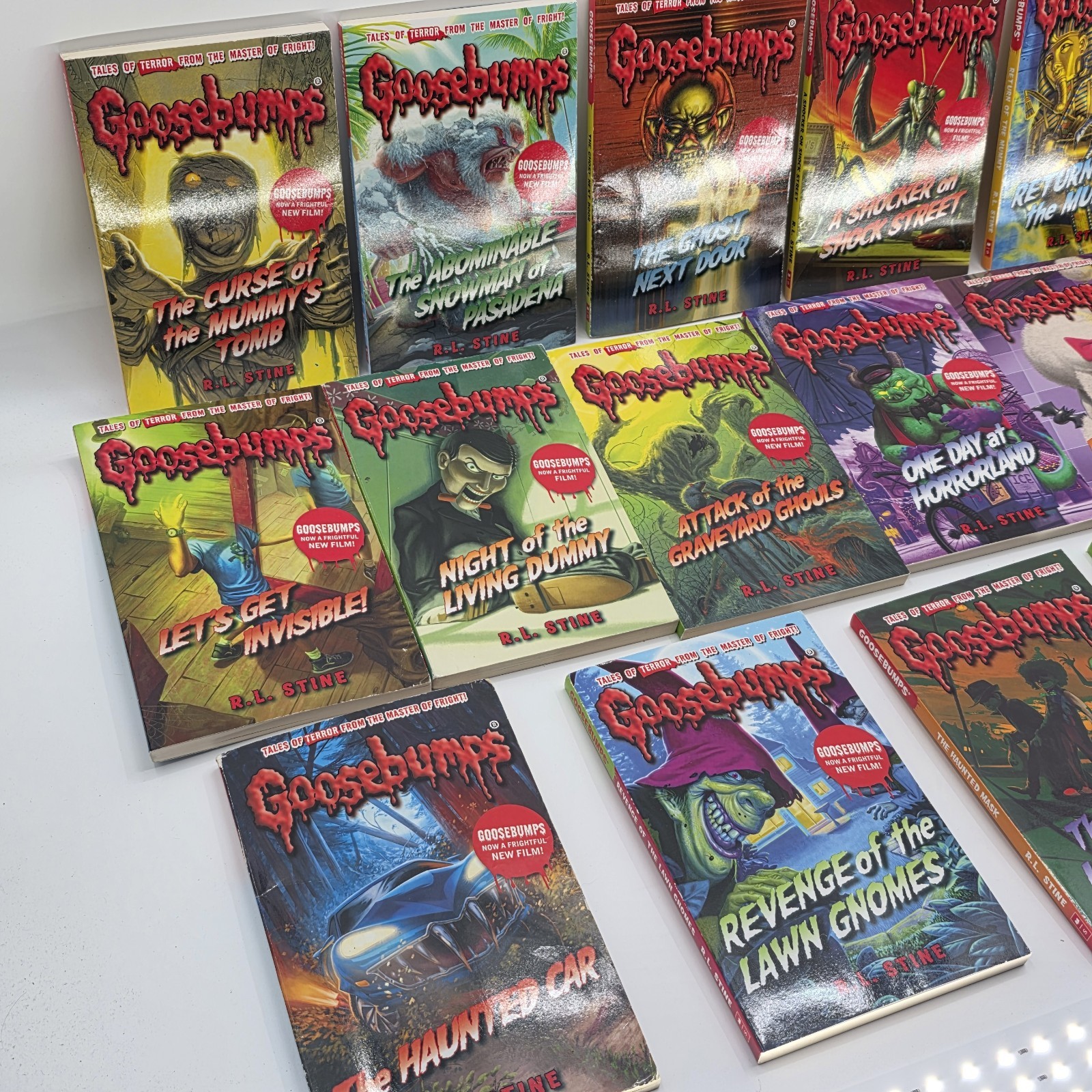 Goosebumps Book Lot Of 19 Paperback Miscellaneous 2015 VG R.L. Stine VG