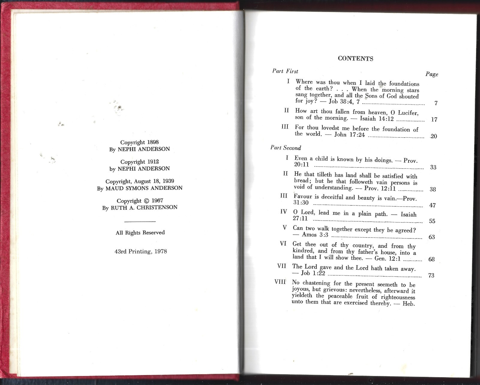 Added Upon-A Story HB w/dj-1978-Nephi Anderson-228 pages-Mormon Novel