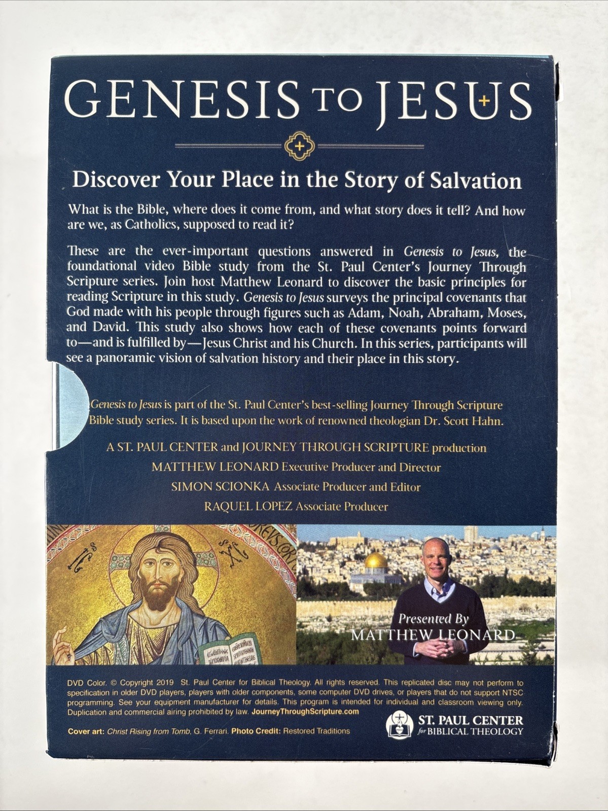 Genesis To Jesus: Journey Through Scripture DVDs, Leader Guide, 4 Workbooks