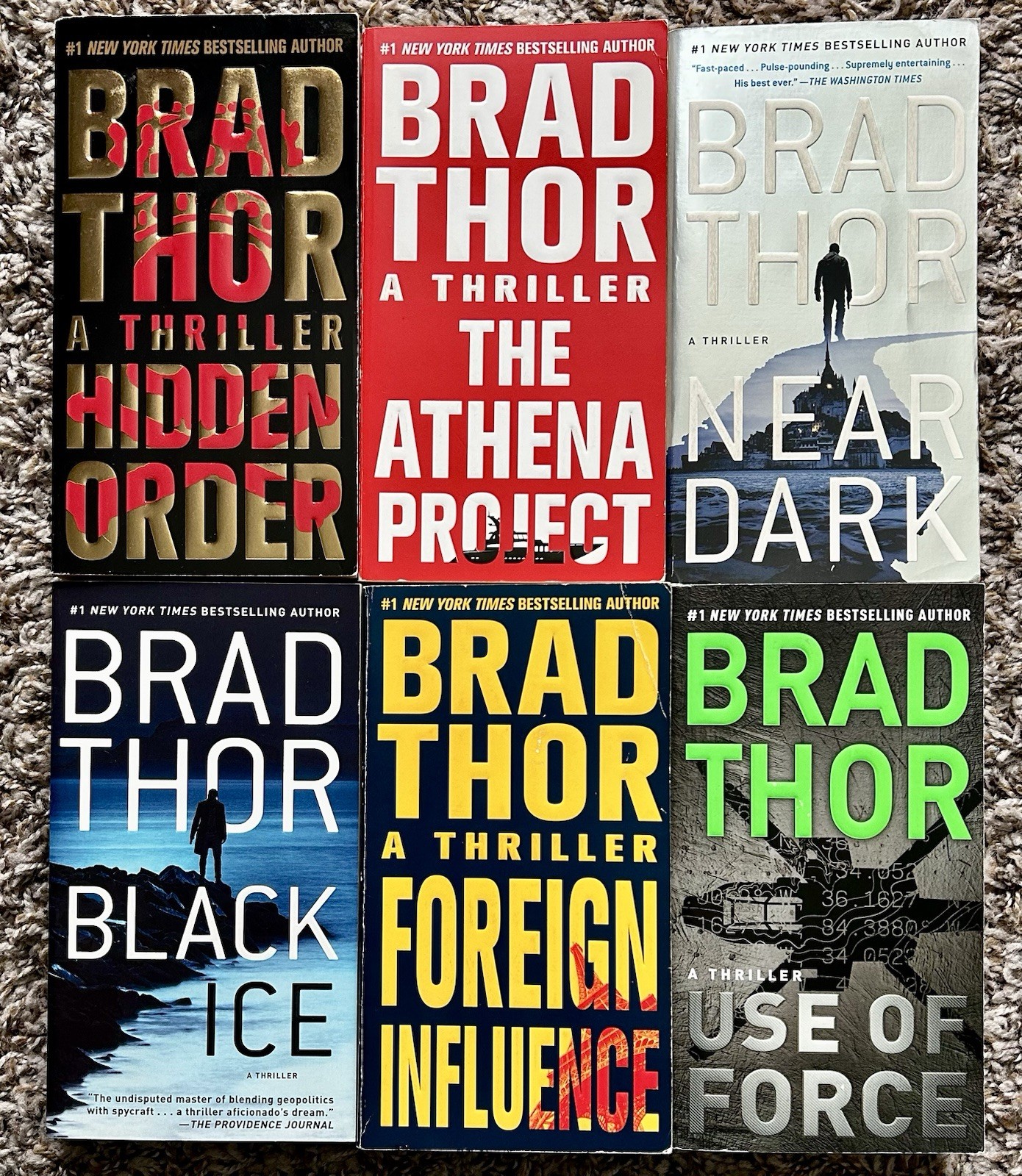 COMPLETE Series Set 1-23 SCOT HARVATH Mixed Lot of 24 Books by Brad Thor