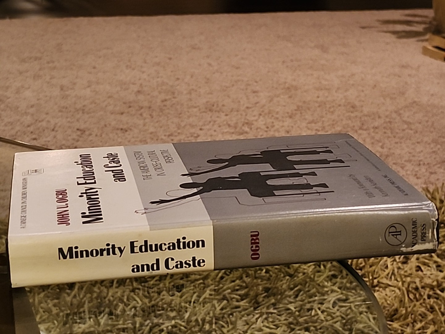 MINORITY EDUCATION AND CASTE: THE AMERICAN SYSTEM By John Ogbu – Hardcover 1978