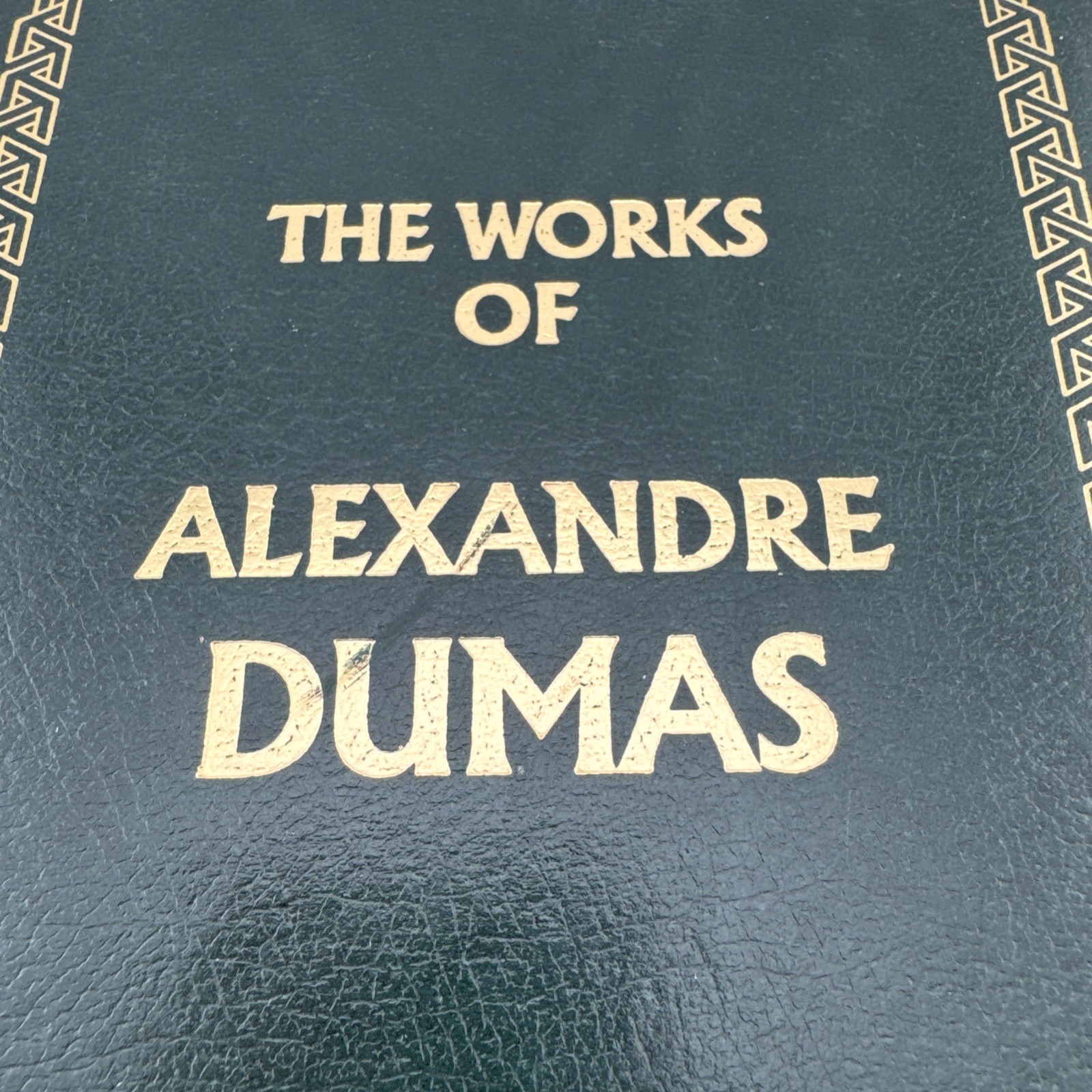 The Works Of Alexandre Dumas Longmeadow Press Leather Book