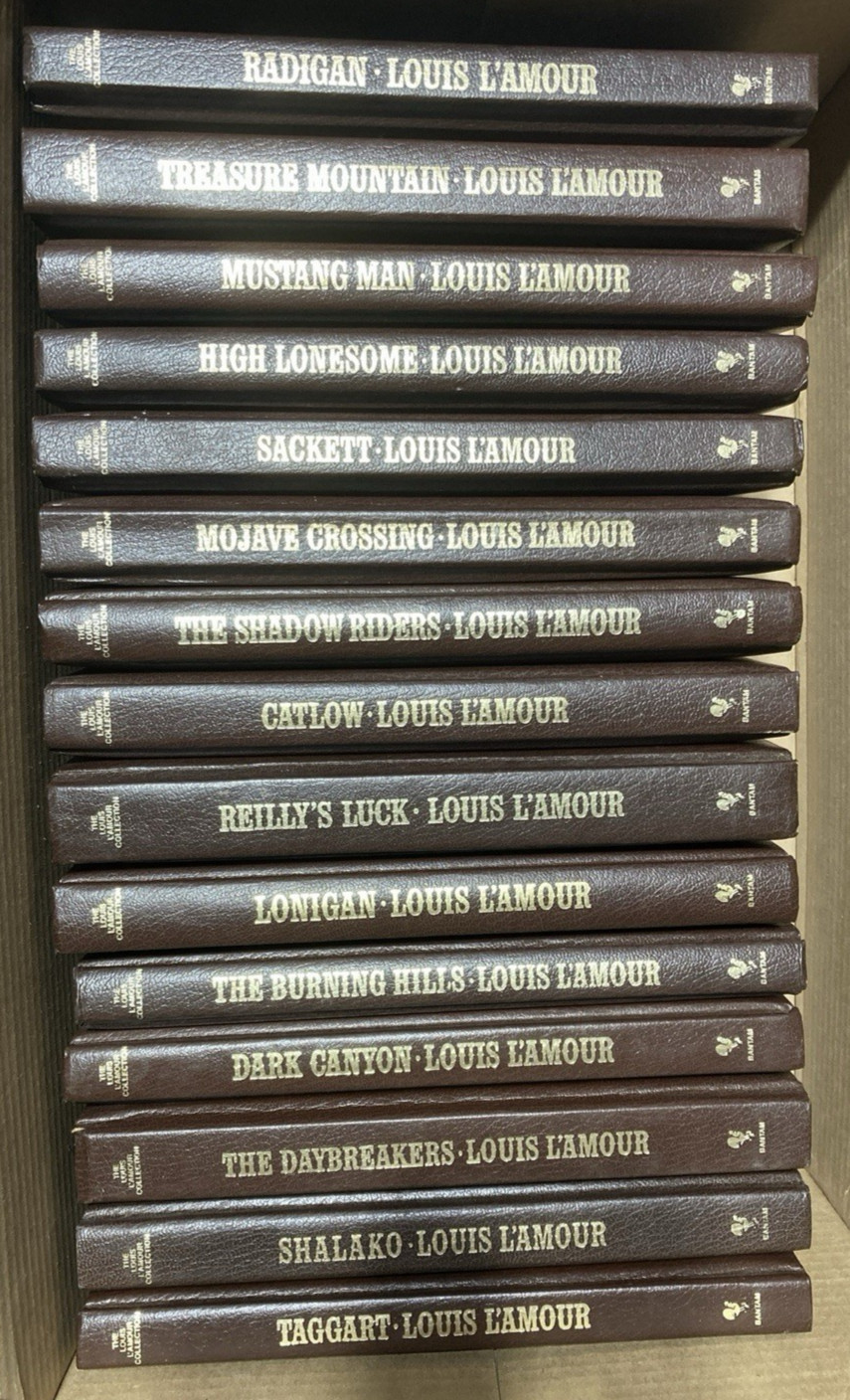 Louis Lamour Leatherette Western Books Choose Your Own Titles From List