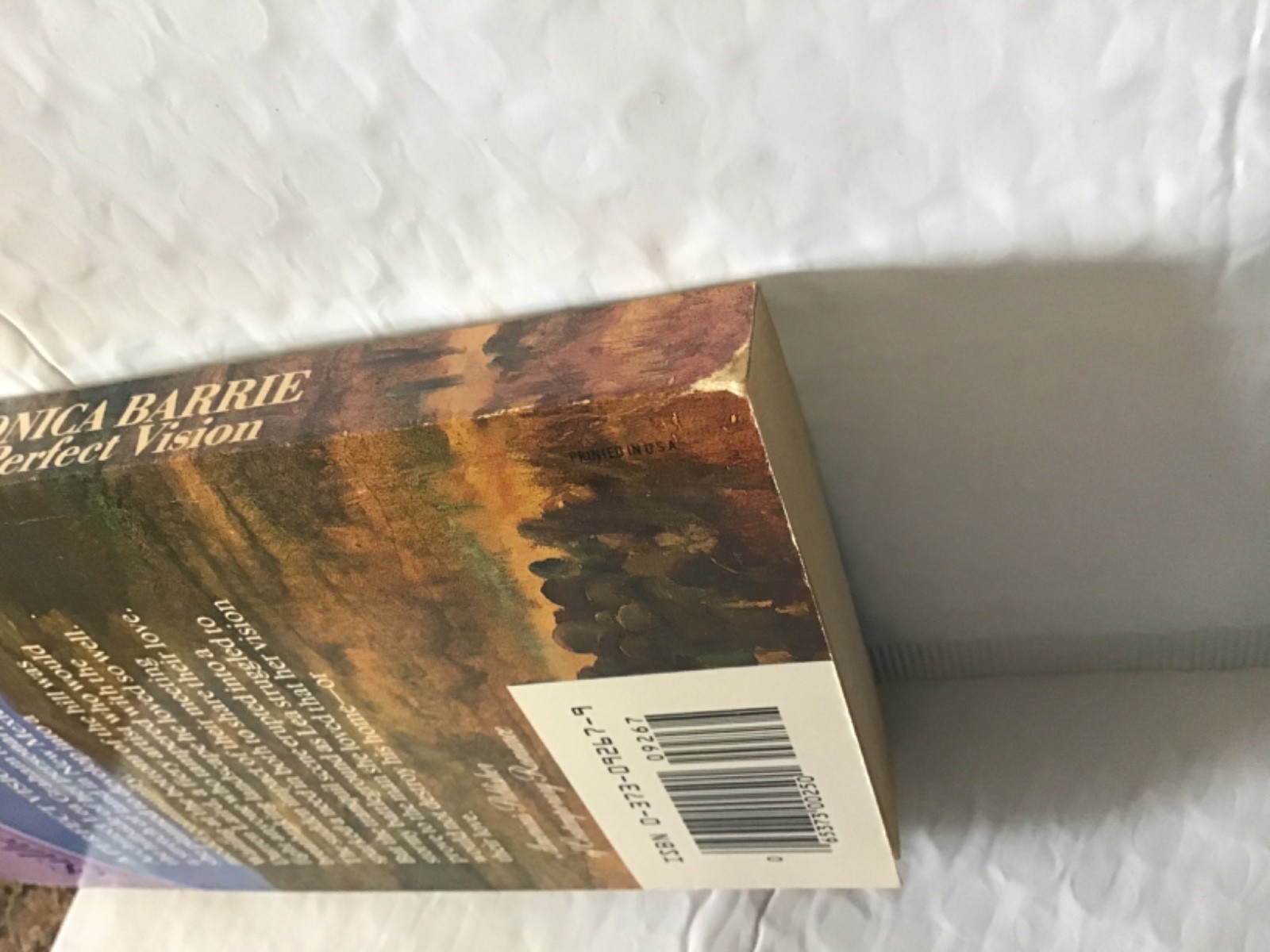 Monica Barrie – A Perfect Vision -Silhouette Special Edition #267 1st Print 1985