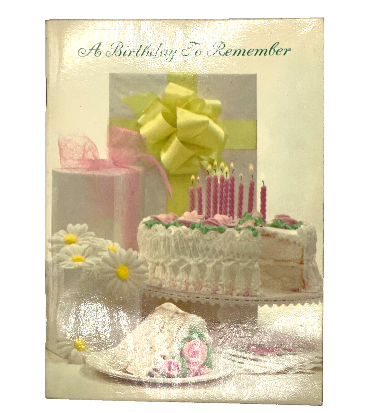 Hallmark A Birthday to Remember Booklet of Poetry Vintage c1966 Photos 32 pages