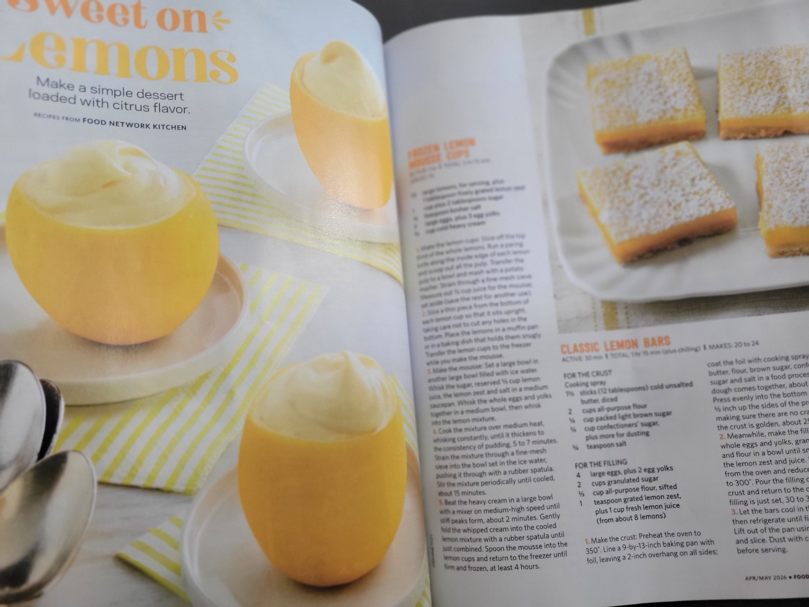 Food Network Magazine – April/May 2026 Edition – New Recipes – 72 Easy Dinners