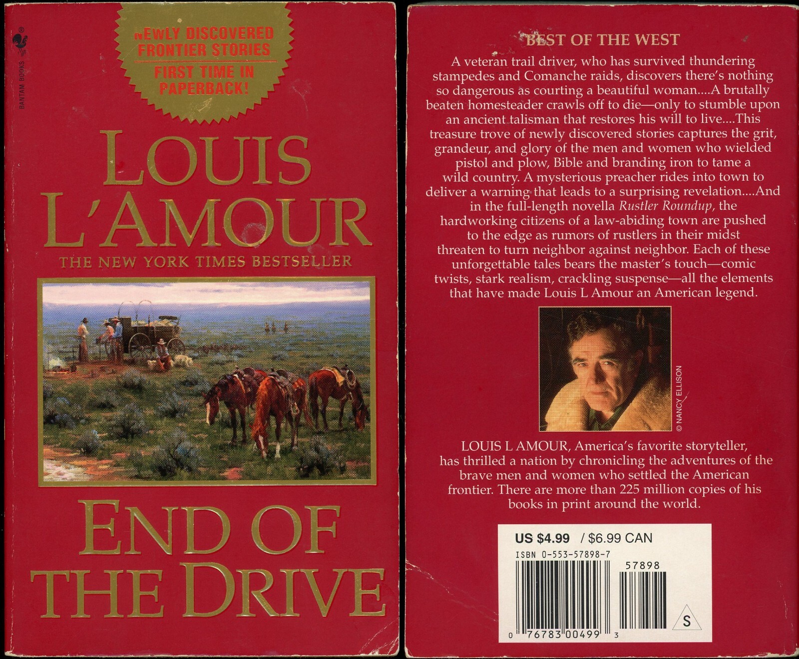 Western Collection Action Adventure Lot of 5 Paperback by Louis Lamour