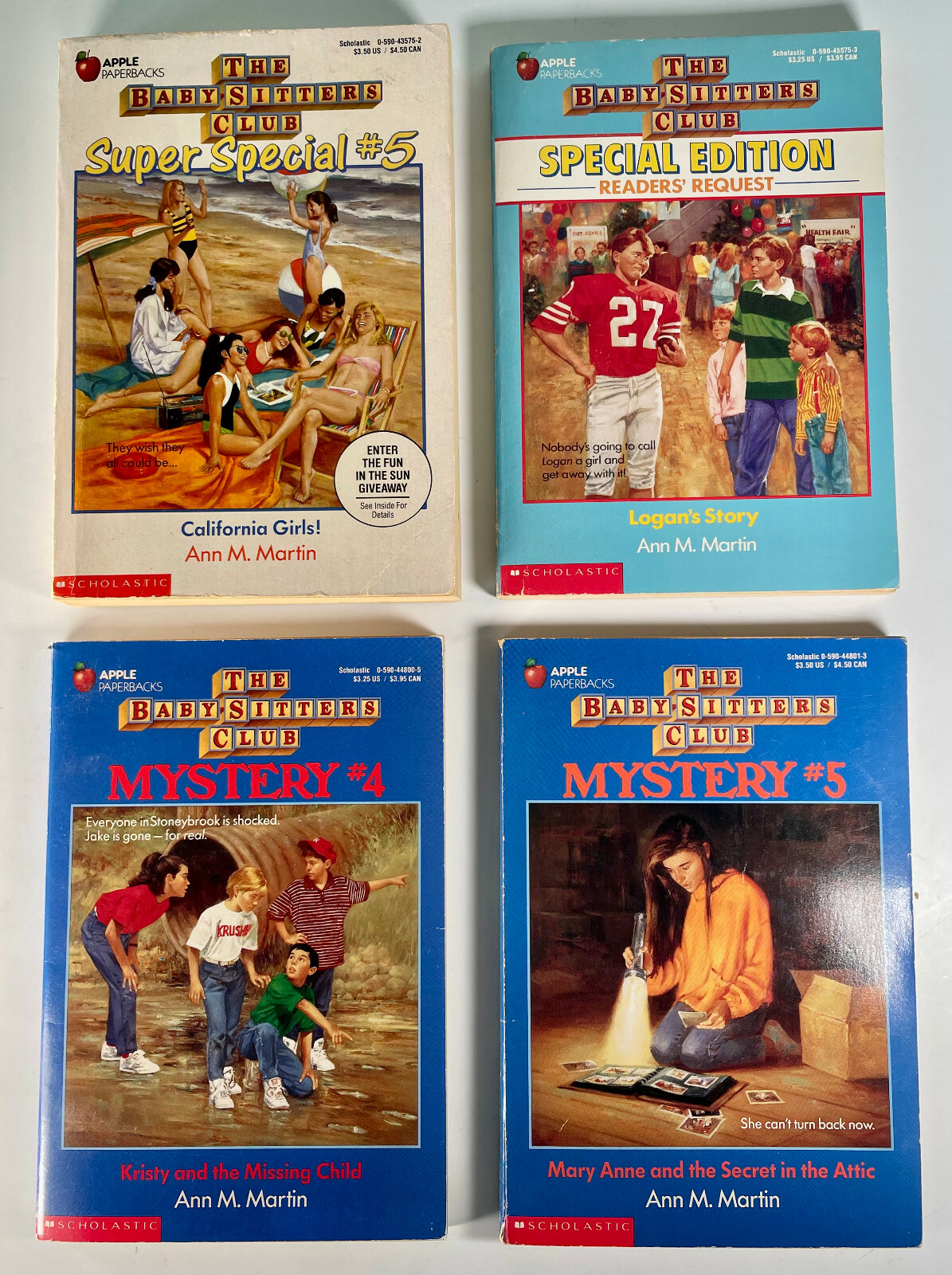 Lot of 8 Baby Sitters Club Miscellaneous Mystery Little Sister Super Special Etc