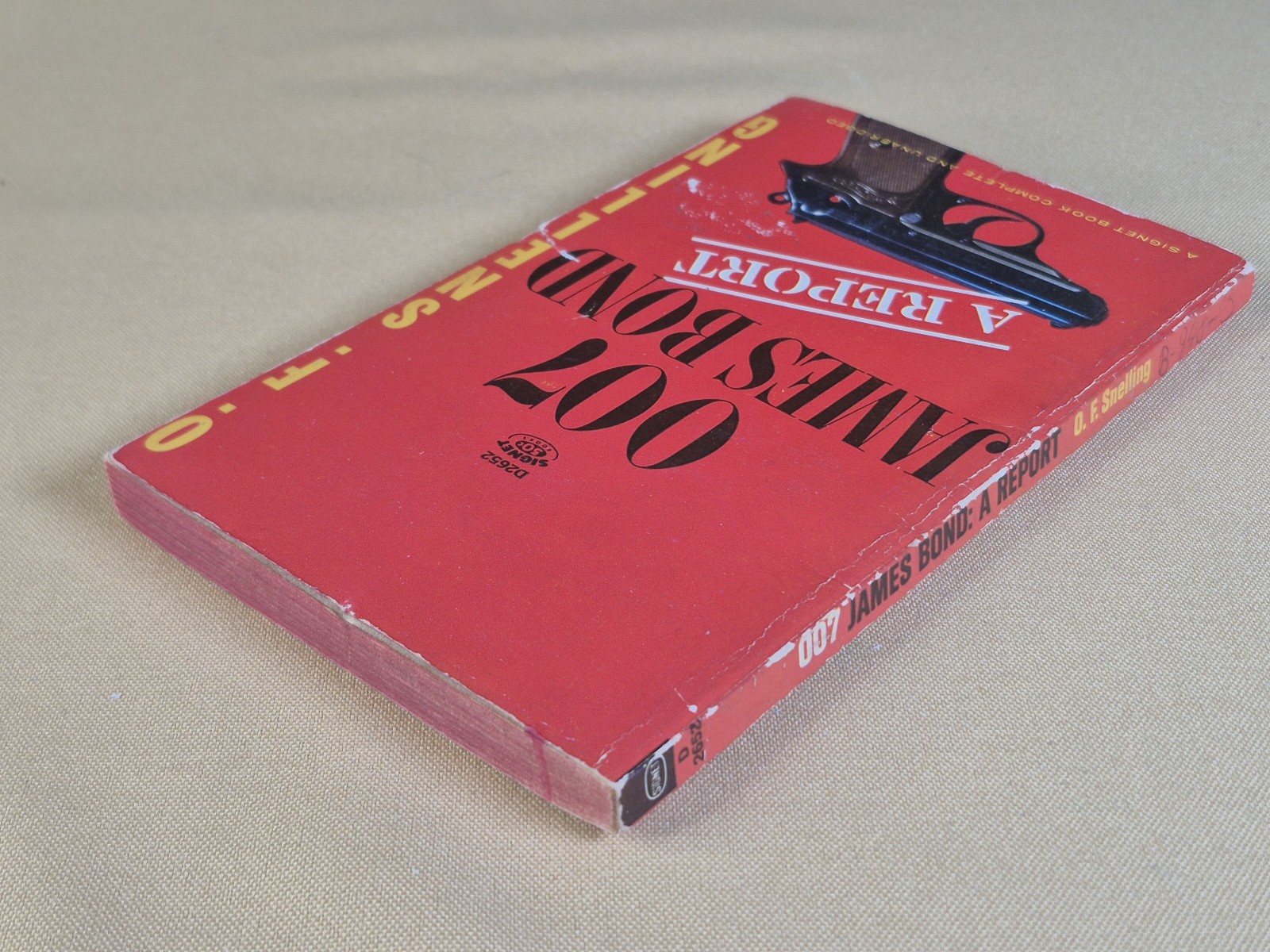 007 James Bond: A Report – O.F. Snelling – Signet 1965 Mass Market Paperback