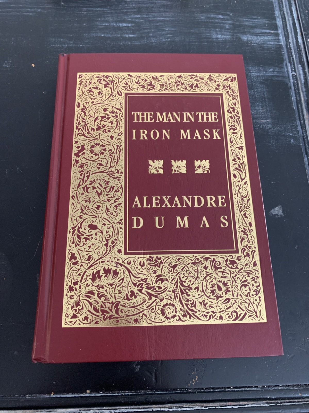 Man in the Iron Mask by Alexandre Dumas Trident Gild Leather Bound Hardcover