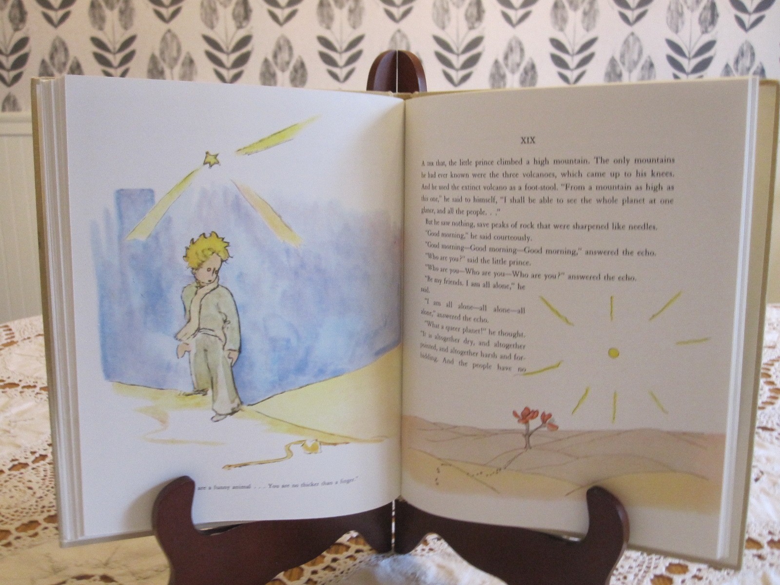 THE LITTLE PRINCE Antoine de Saint-Exupery 1943 Vintage HC