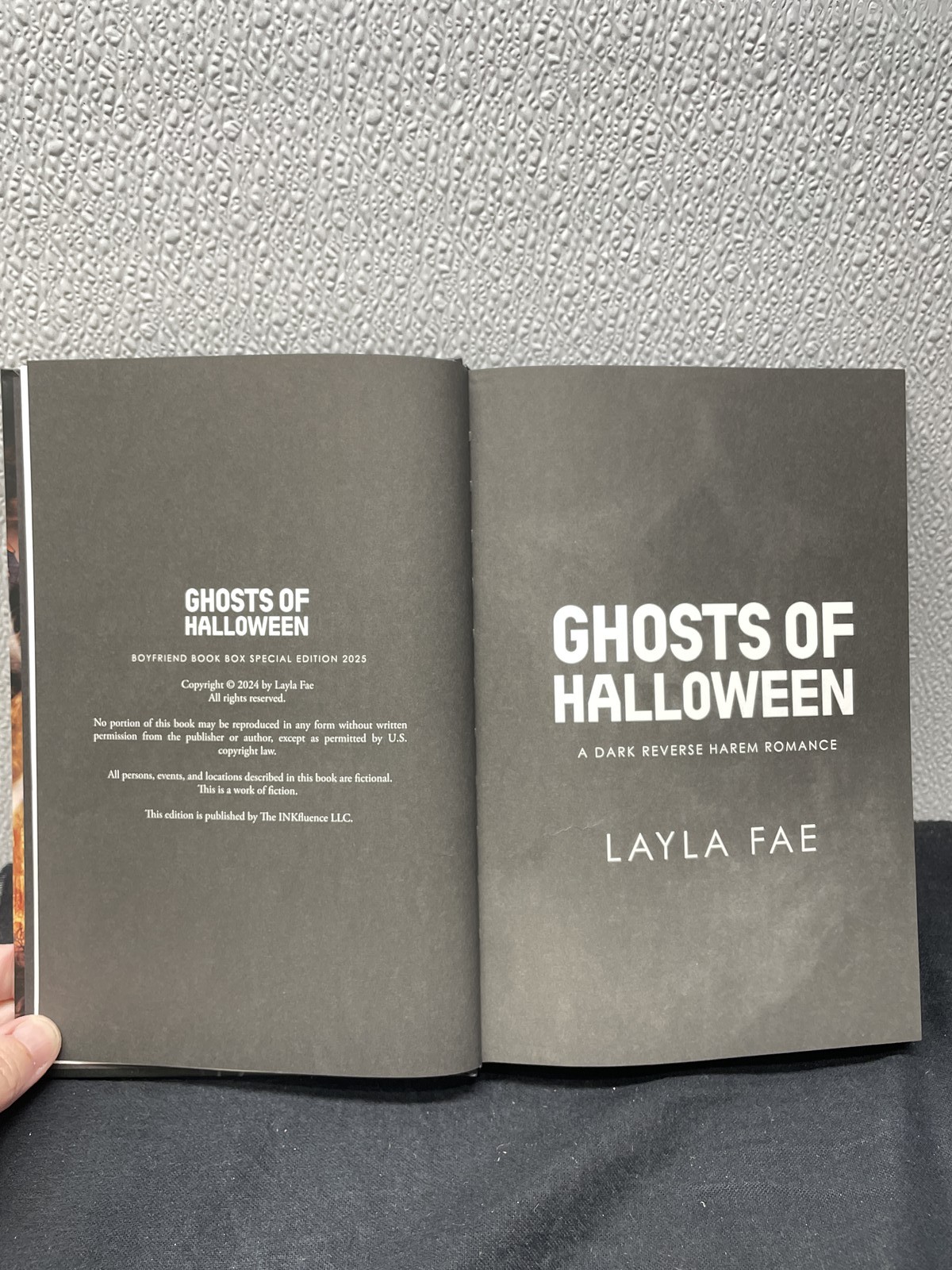 Ghosts of Halloween Book Boyfriend Box SIGNED 2024 by Layla Fae BOOK ONLY