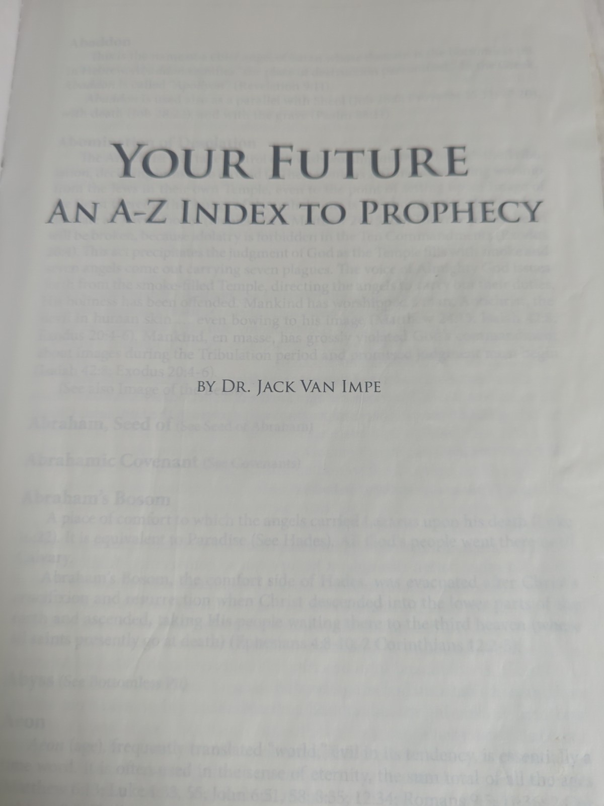 KJV The Jack Van Impe PROPHECY BIBLE Red Letter Limited Special Edition Leather