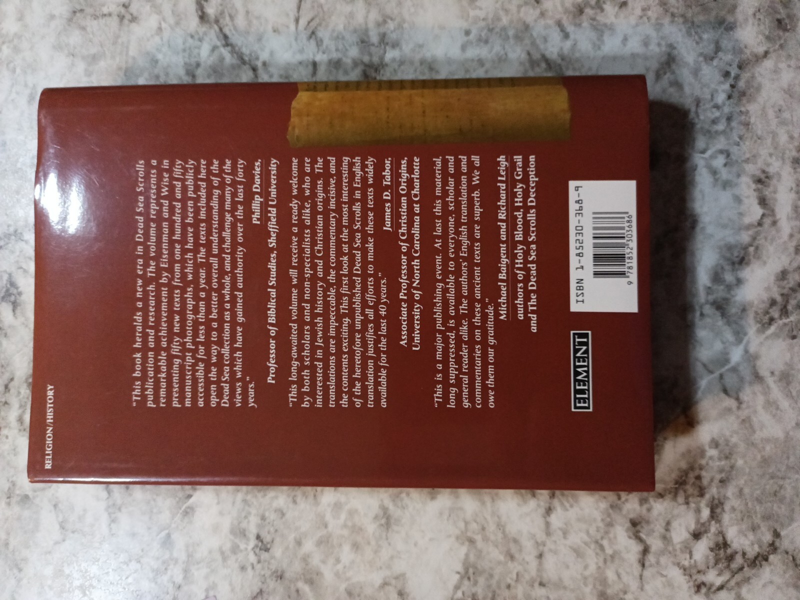 The Dead Sea Scrolls Uncovered by Michael Wise and Robert Eisenman (1993, Trade