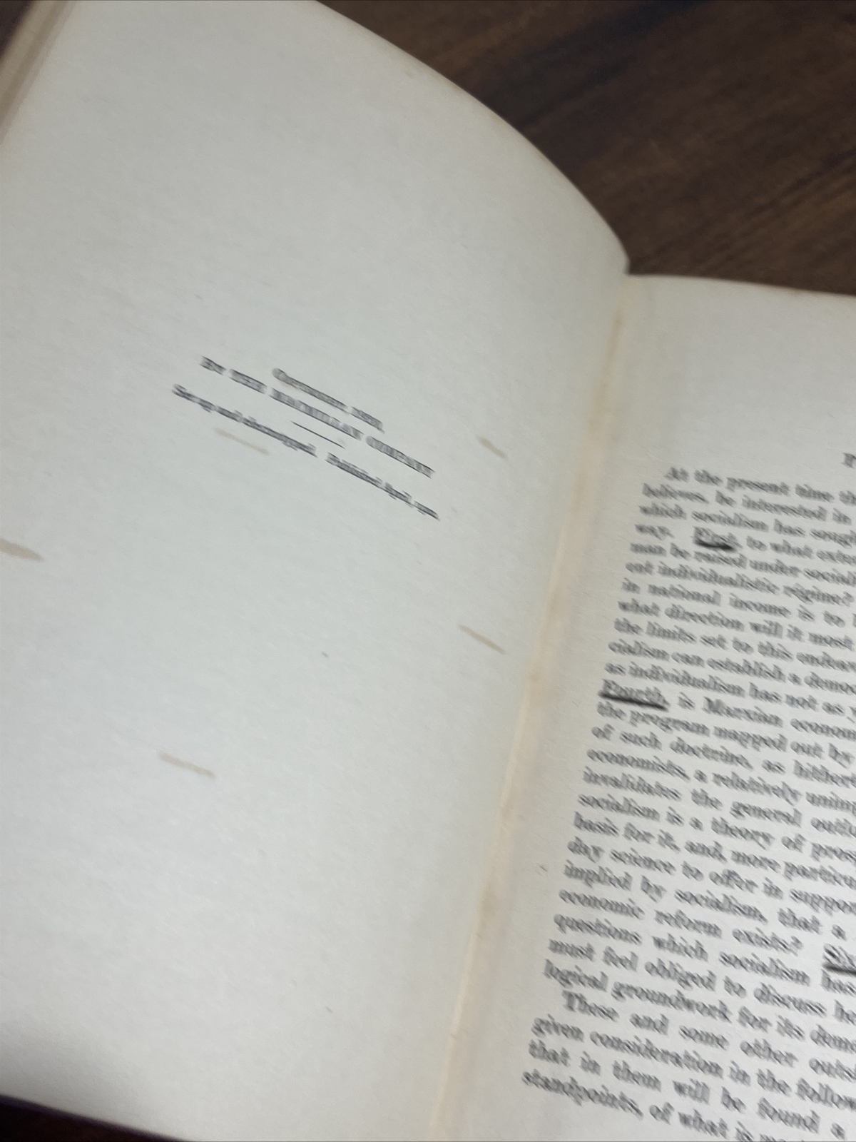 The limits of Socialism 1920 Fred Boucke HC