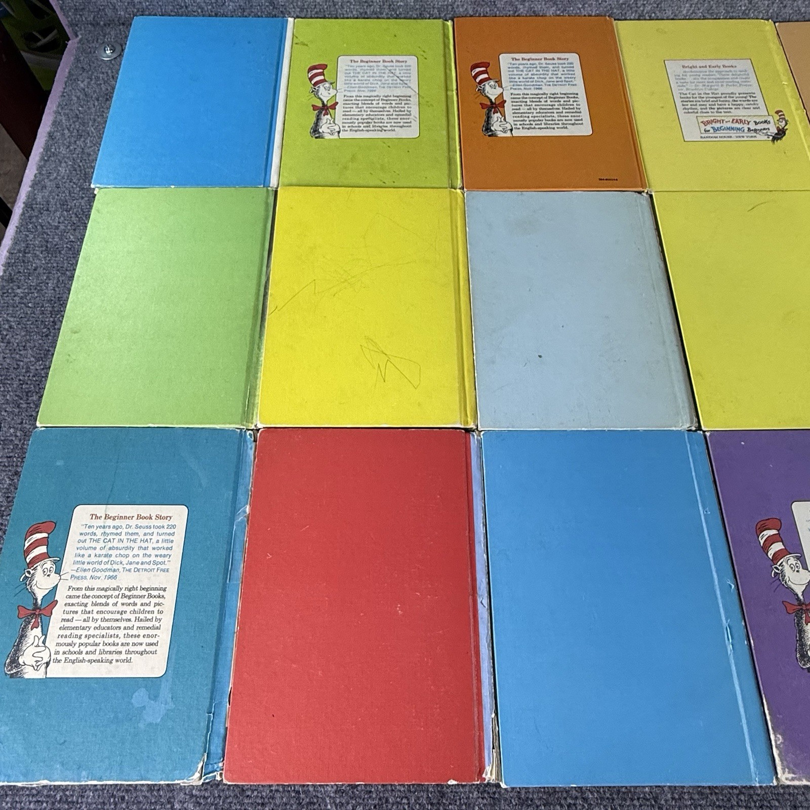 Lot of 36 Vintage Beginner Books – Dr Seuss LeSieg Berenstain