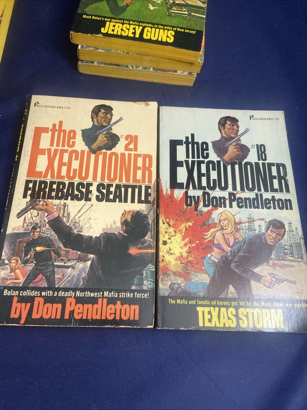 Don Pendleton Mack Bolan/ Executioner Series Lot Of 19 Between 13 – 38 1970s