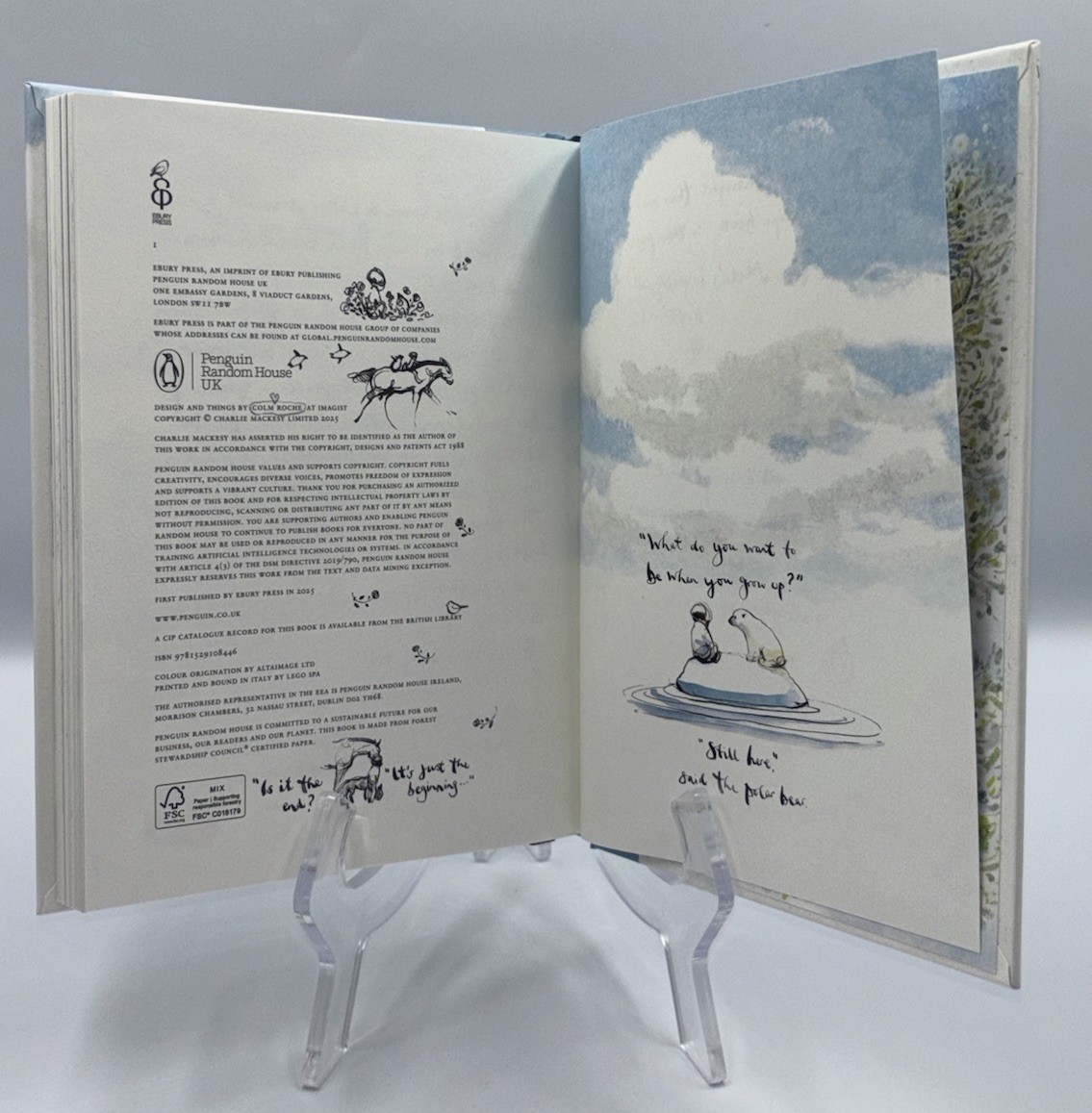 CHARLIE MACKESY SIGNED AUTOGRAPHED ALWAYS REMEMBER 1ST ED 1ST PRINT HC UK BOOK