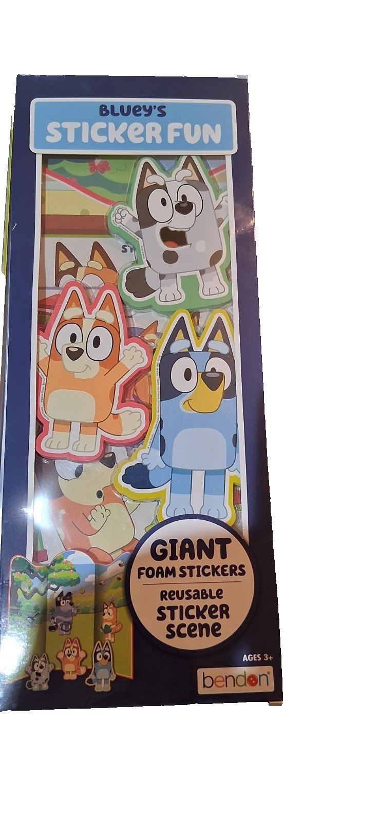 Disney Bluey StoryBook Giant Activity Pad Giant Foam Stickers Coloring Pages 3+