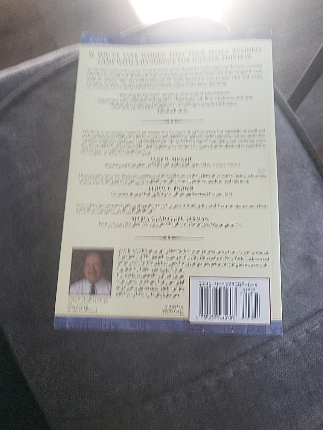 THE XII COMMANDMENTS FOR SMALL BUSINESS: A PRACTICAL GUIDE By Richard J. Sacks