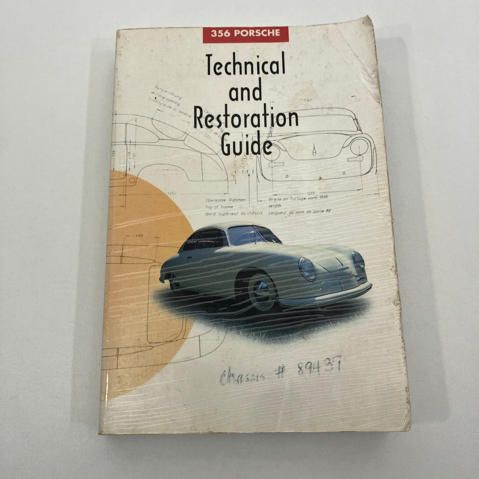 356 Porsche Technical and Restoration Guide VTG 1st Print 1994 TPB ACCEPTABLE