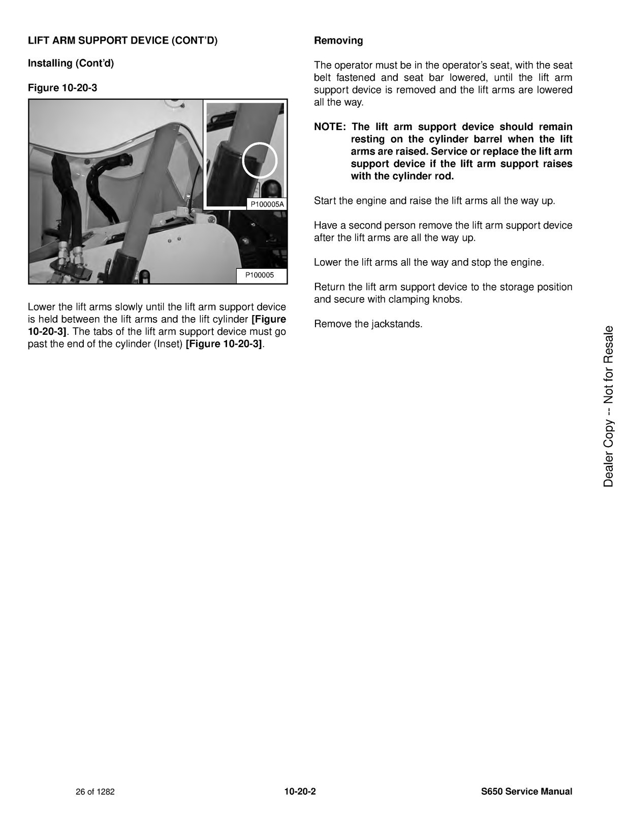 BOBCAT S650 Skid Steer Loader Service Manual SN A3NV11001 Up 2018, FOLDOUTS