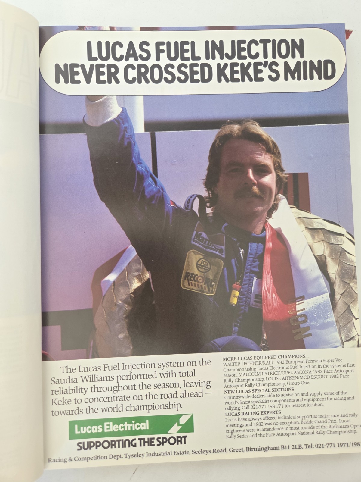 Autocourse 1982-1983 By Maurice Hamilton Hardcover Book