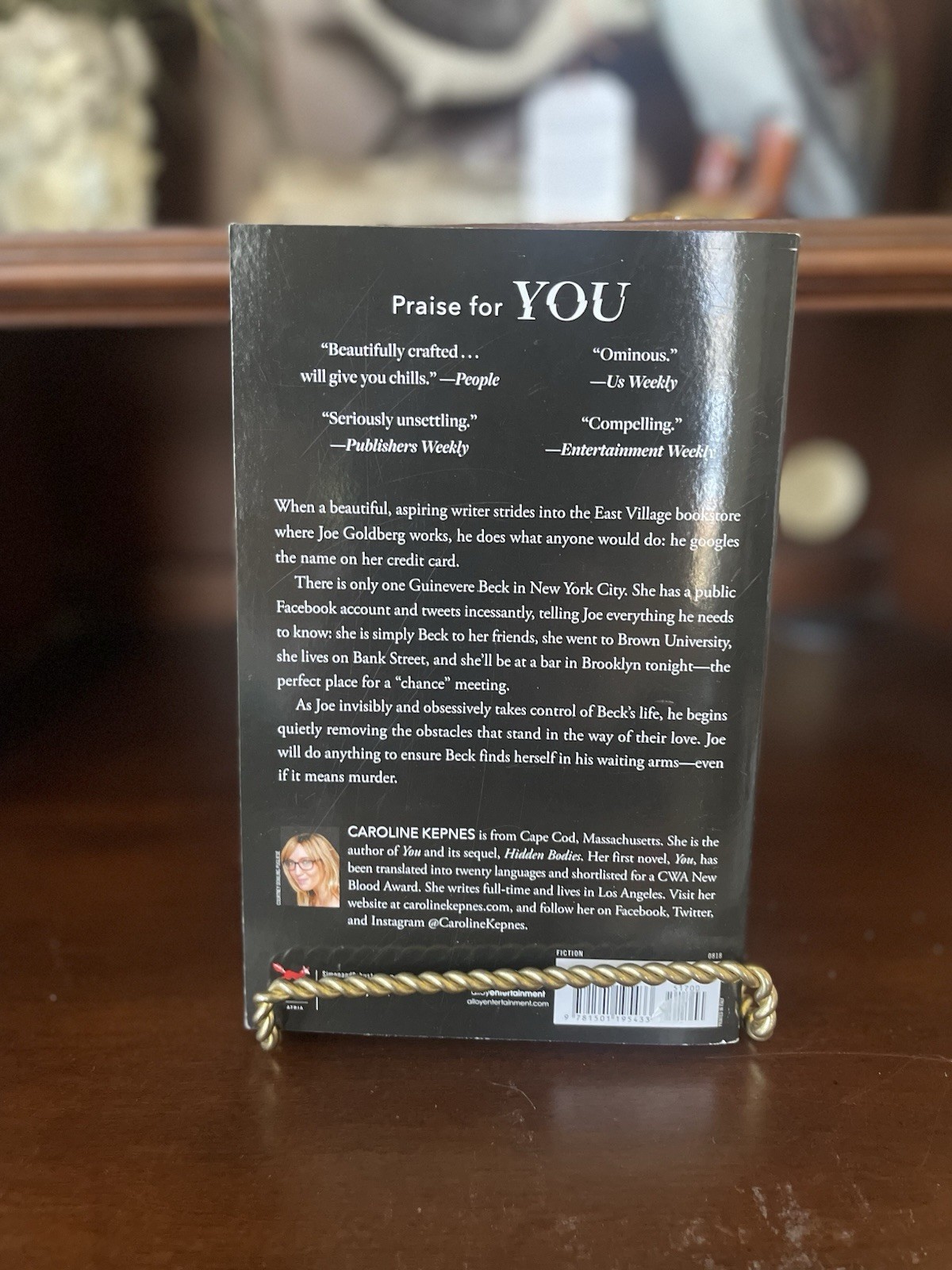 Caroline Kepnes You Thriller Paperback Atria Netflix Tie-In Edition