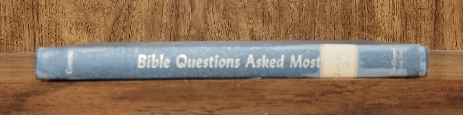 Bible Questions Asked Most Oliver B Greene Vintage HC Gospel Hour