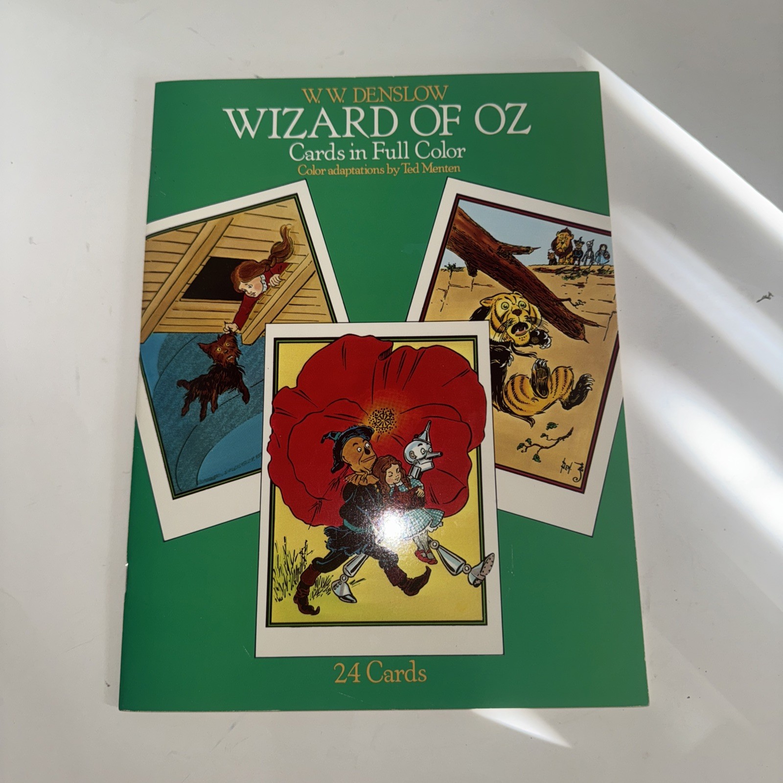 WIZARD OF OZ L. Frank Baum W. W. Denslow Postcards 24 Dover 1987 Complete